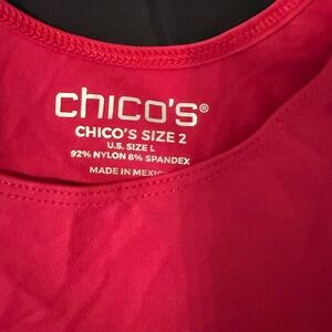 Chico's Pink Blossom Tank